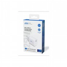 מטען קיר מהיר 25W GaN טייפ-סי PD ראש טעינה בלבד ANVIL מטען קיר מהיר 25W GaN טייפ-סי PD ראש טעינה בלבד ANVIL