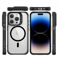 אייפון 15 Pro Max - כיסוי Toiko AtomX MagSafe בצבע שקוף | Apple iPhone 15 Pro Max אייפון 15 Pro Max - כיסוי Toiko AtomX MagSafe בצבע שקוף | Apple iPhone 15 Pro Max