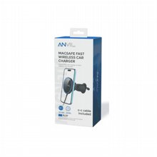 מטען רכב אלחוטי מגנטי תואם MagSafe עם קליפס לתריס המזגן וכבל טייפ-סי BL97 ANVIL מטען רכב אלחוטי מגנטי תואם MagSafe עם קליפס לתריס המזגן וכבל טייפ-סי BL97 ANVIL