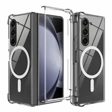 כיסוי שקוף Samsung Galaxy Z Fold5 תומך טעינת MagSafe כיסוי שקוף Samsung Galaxy Z Fold5 תומך טעינת MagSafe