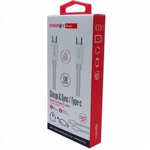 כבל ENERGY Data Cable 1.5M Type-C to Lightning לבן כבל ENERGY Data Cable 1.5M Type-C to Lightning לבן