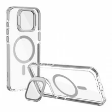 כיסוי Gripcase Crystal Pro לסמארטפון Samsung Galaxy S25 Ultra שקוף אפור