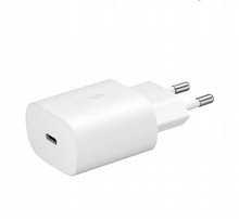 ראש טעינה ביתי סמסונג מטען לבן Samsung Type C 25W ראש טעינה ביתי סמסונג מטען לבן Samsung Type C 25W