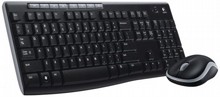 Logitech סט מקלדת ועכבר אלחוטי MK270 USB עברית
