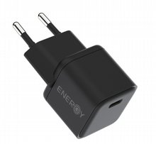 מטען בית ENERGY Nano PD20W+C to C 1.5M שחור מטען בית ENERGY Nano PD20W+C to C 1.5M שחור