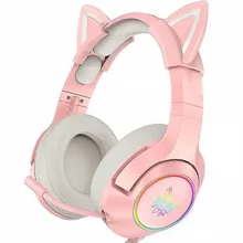 אוזניות גיימינג ONIKUMA K9 7.1 PINK